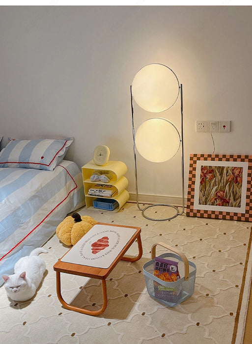 Decorative 2 Head LED Floor Lamp for Home Spaces