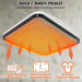 Orange Portable Heat Press Machine DIY Shirt Printing Multifunctional Sublimation Transfer for HTV Vinyl T-shirt Bag (23 x 23 cm) - FLUXA