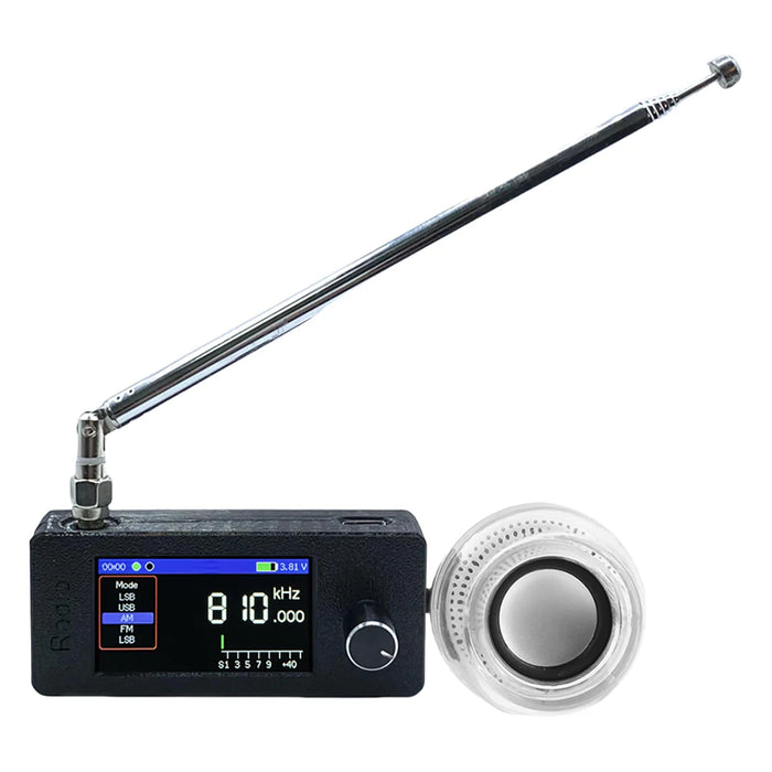 1.9" IPS HF SW MW VHF Radio with Mini Speaker