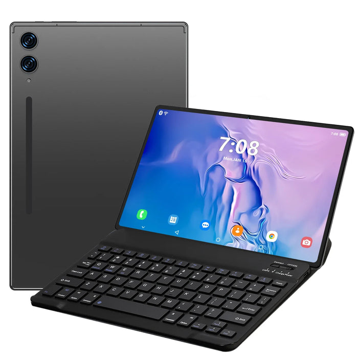 10,000mAh Battery 10.1" 4K Tablet with Keyboard