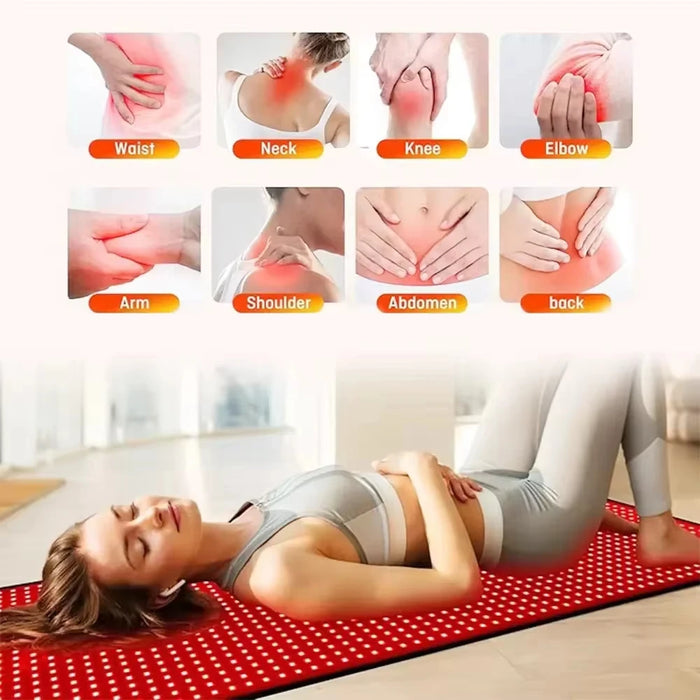 Red Light Yoga Mat for Relaxation and Muscle Recovery