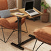 Minimalist modern style with black and walnut wood finish