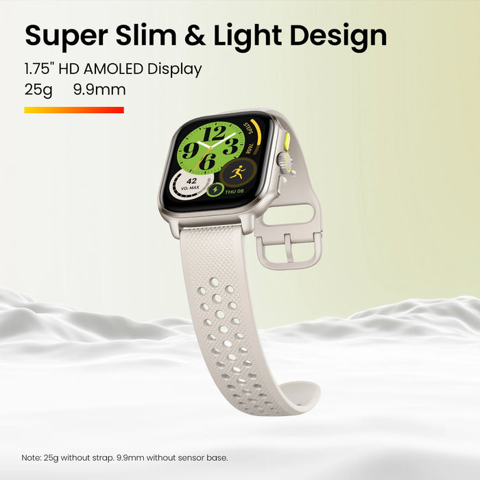 1.75" AMOLED Fitness Watch with Heart Rate Tracker