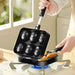 Non-stick gas baking mold for effortless food release and easy cleaning