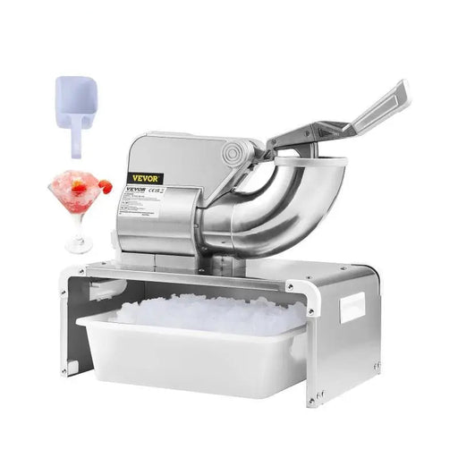 Electric-Snow-Cone-Maker-Dual-Blades-Ice-Crusher-20Qt-Ice-Basin