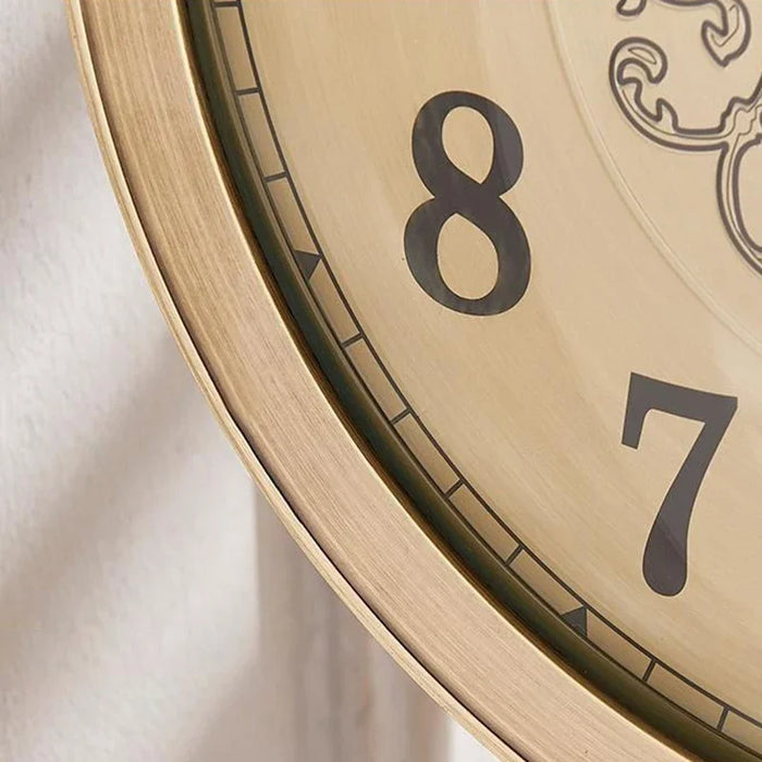 Silent Quartz Dual-Face Wall Clock for Home Decor