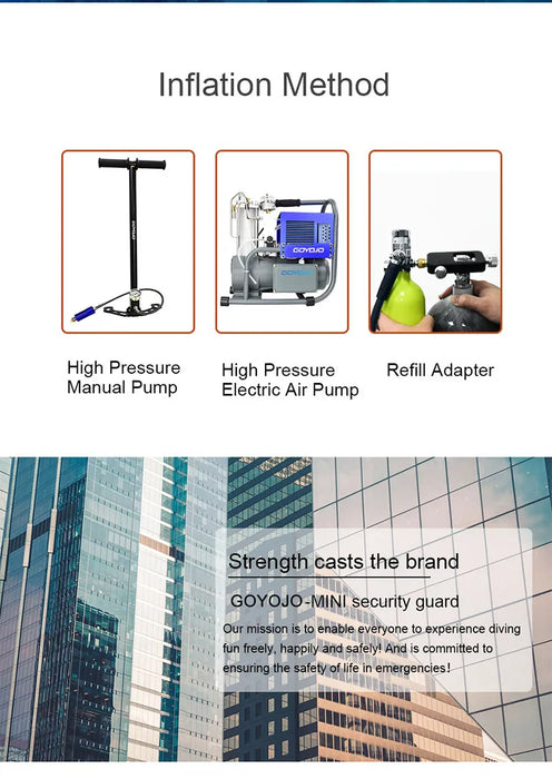Perfect accessory for enhancing underwater experience with a reliable oxygen supply