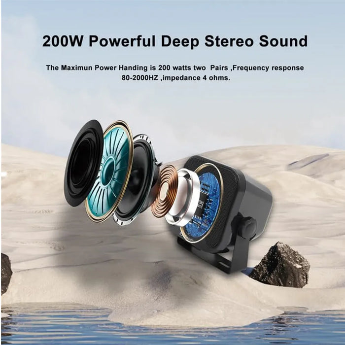 Outdoor Bluetooth Speakers with IP66 Waterproof Rating