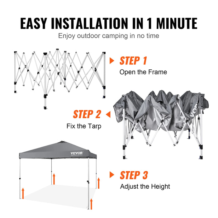 4 Sandbags Included for Stability and Wind Resistance
