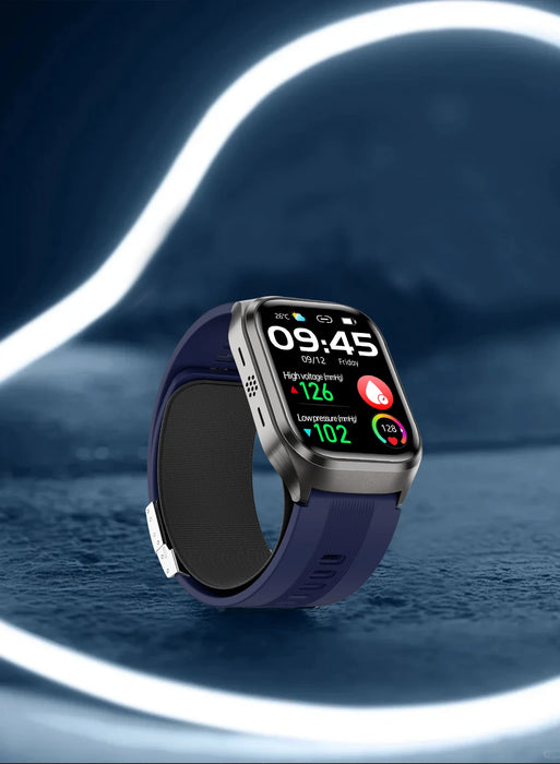 2.06" AMOLED Health Watch with ECG, Oxygen & Temp Sensor