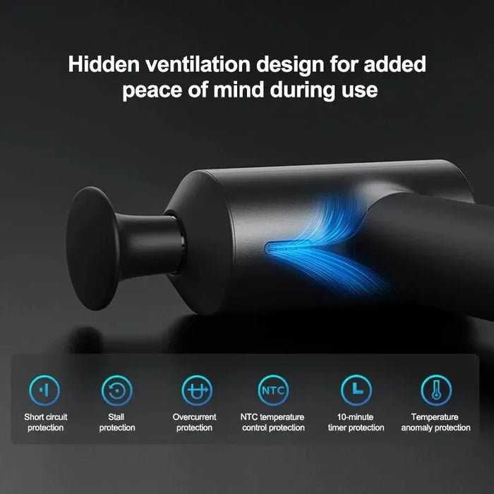 Built-in Heating Function with three temperature levels