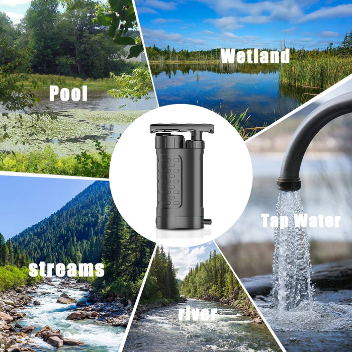 Removes 9999 percent of waterborne contaminants