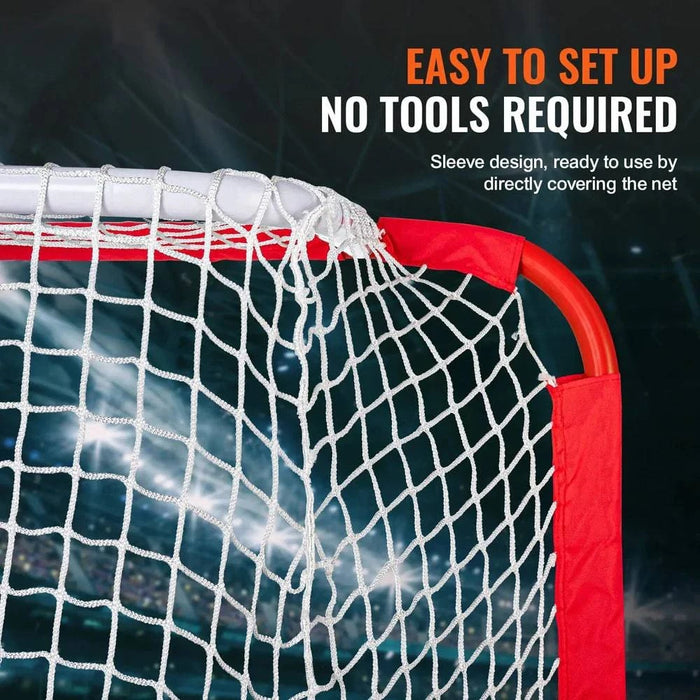 Portable Lightweight Steel Youth Hockey Net 120x90cm Hockey Goal - FLUXA