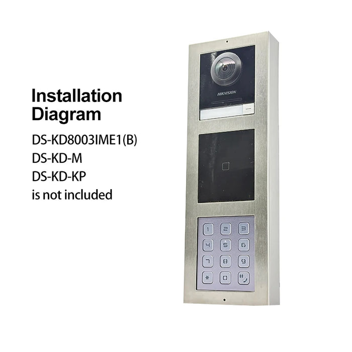Outdoor Surface Mounting Kit for 3-Module Door Systems