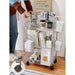 Transparent Acrylic Trolley with Smooth-Rolling Wheels for Easy Mobility