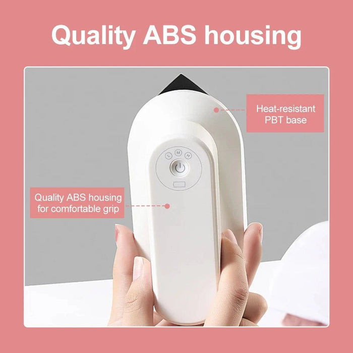 Portable Mini Electric Cordless Iron Rechargeable Dry Wrinkle Remover - White