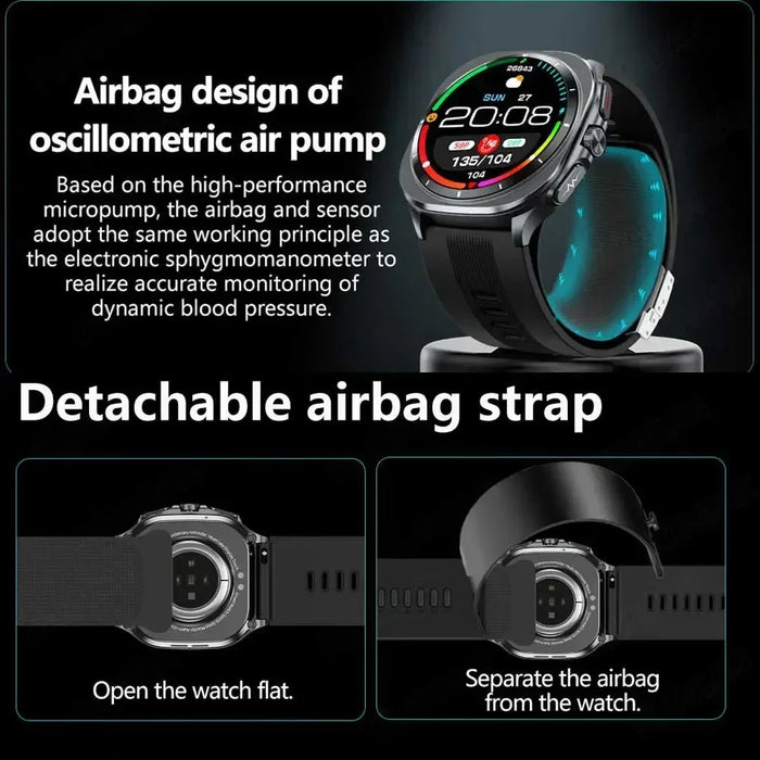 1.43" AMOLED Smart Watch with Call and BP Monitor