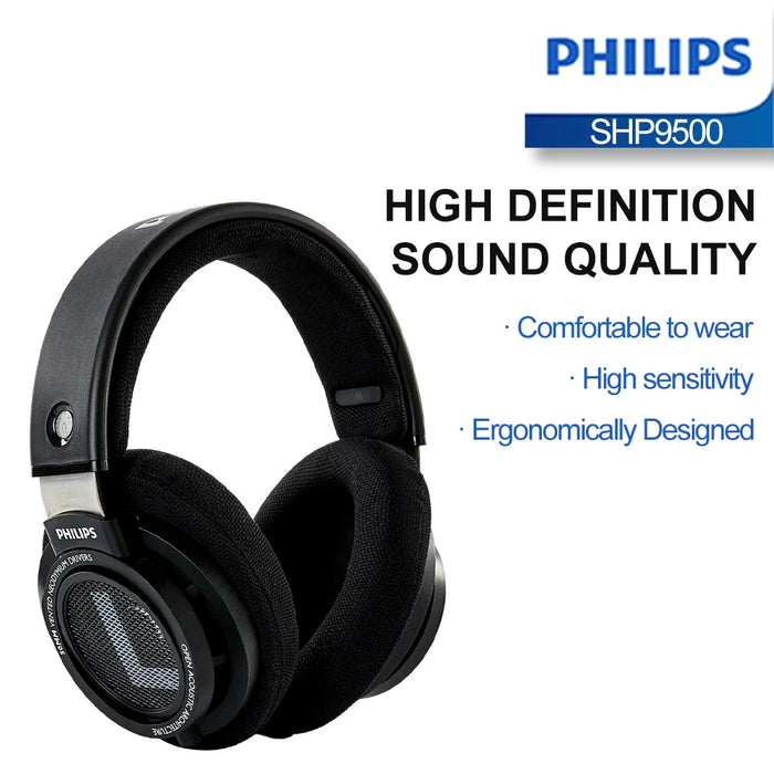 Studio-Quality Wired Headphones for Music and Gaming