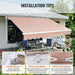 High-Quality Waterproof PU Coating Providing UV80+ Sun Protection and Comfortable Shade
