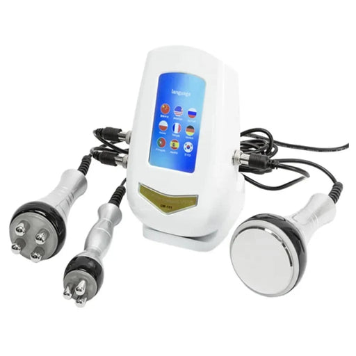 3in1 Ultrasonic Cavitation Weight Loss Slimming Body Massage Beauty Instrument in action