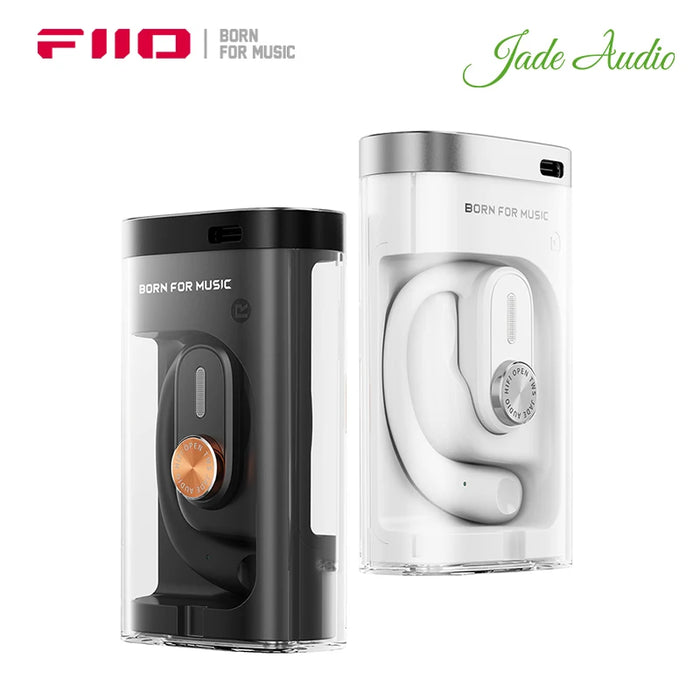 Black TWS Waterproof Open-Ear Earphones for Sports & Gaming with Charging Case