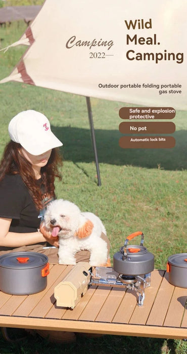 Durable Stainless Steel, Copper, Aluminum, Nylon Construction Gas Stove