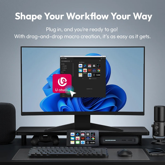 Simple drag-and-drop functionality to create macros and shortcuts