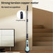 9-Head Electric Spin Scrubber Brush in White for Deep Cleaning Kitchen and Bathroom Surfaces