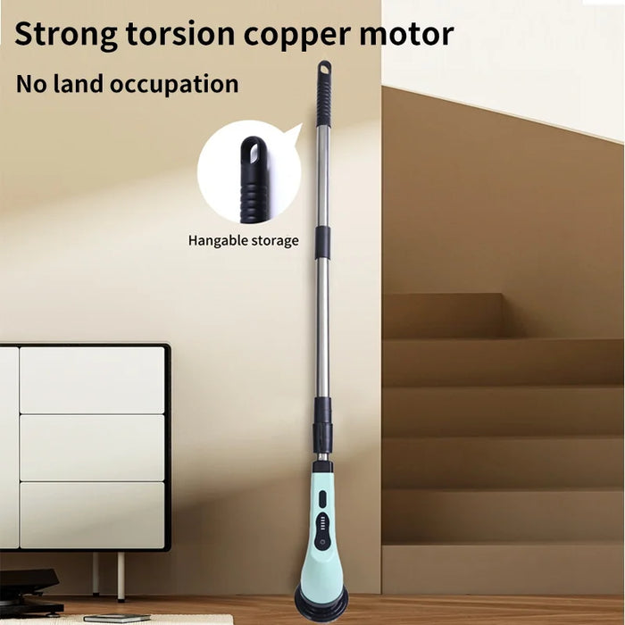 Rechargeable Battery Electric Spin Scrubber for Long-Lasting Power