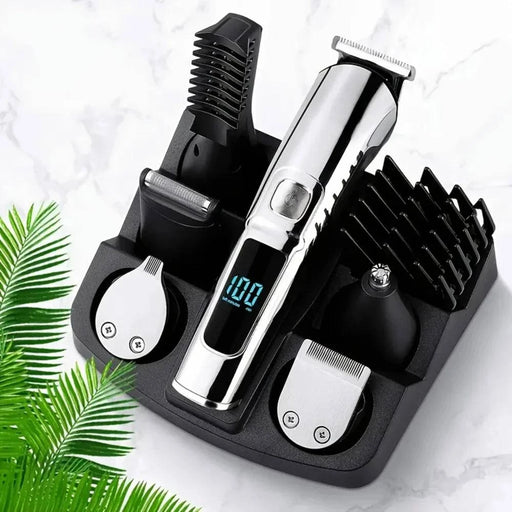 Versatile Grooming Kit with Multiple Attachments for Trimming and Styling