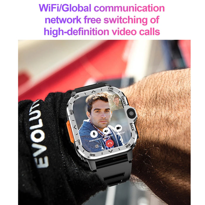2G RAM 16G ROM Android Smart Watch with GPS, Dual Camera, NFC, 4G SIM & WiFi