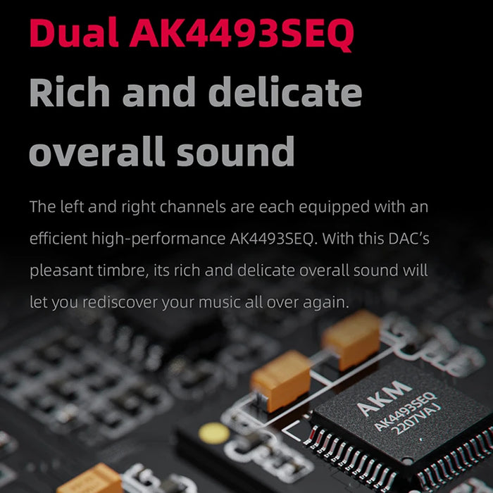 Balanced HiFi Desktop DAC Headphone Amplifier