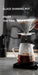 1-2 cup glass filter cup for even extraction