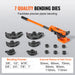 Ergonomic long handle for increased leverage and reduced effort