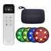 Reflective Speed Training Lights Set of 4 with Remote Control in vibrant red, yellow, blue, green, and purple