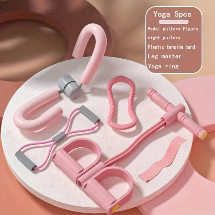 Versatile and durable 5-piece set for a complete workout experience