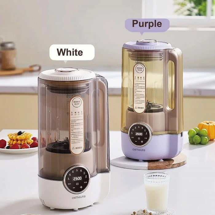 1.65L Portable Soy Milk Maker with Auto Heating & Mixing White