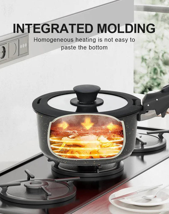 Versatile cookware suitable for all cooking surfaces, including induction