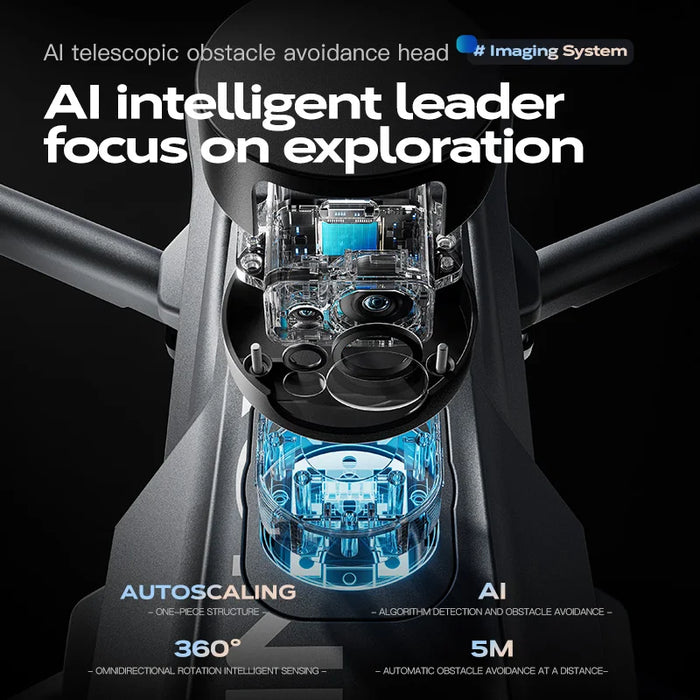 Long Range 8K UHD Drone with Touchscreen Remote