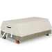 greenish beige picnic table cover measuring 1905 x 15748 x 762 cm