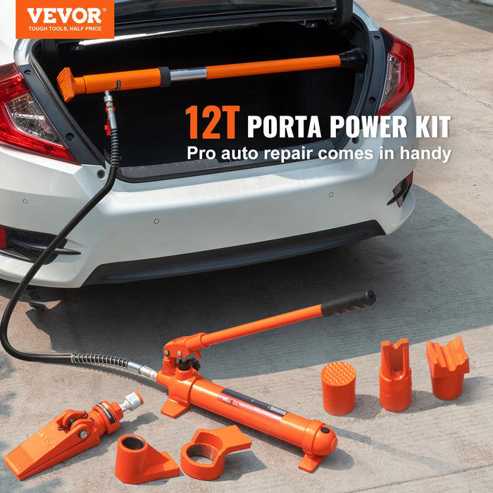 10-Ton Hydraulic Jack Kit for Auto Body Repairs