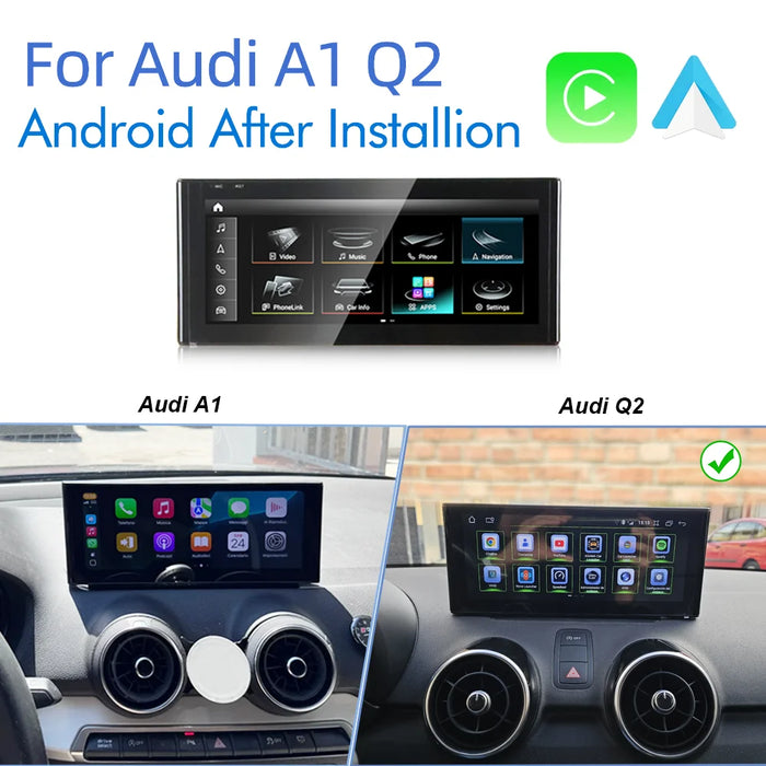 10.25" Touchscreen CarPlay Android Auto Head Unit Audi