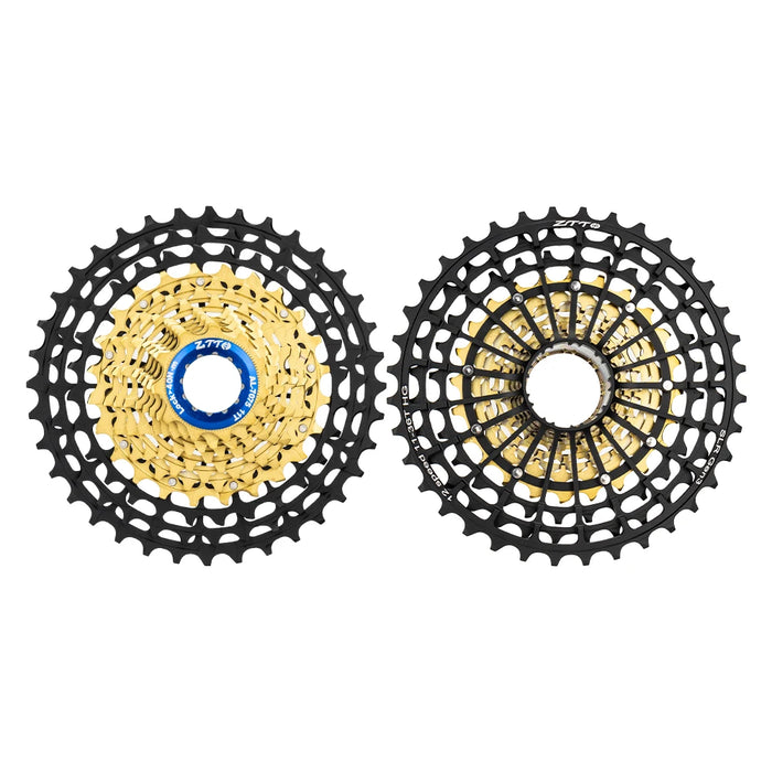 Road Bike Cassette Black Gold 12s/11-28T 127g – Ultra-lightweight gear cluster upgrade for road bicycles