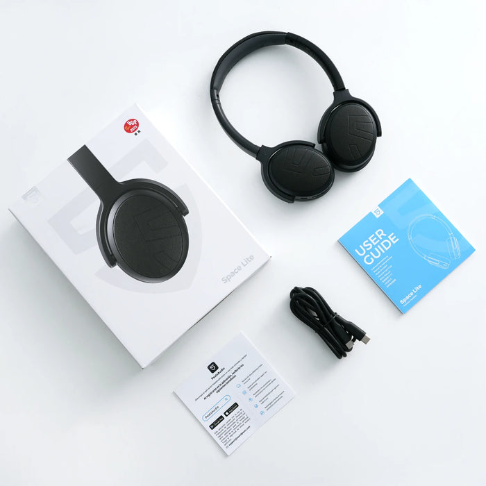 Wireless Over-Ear Headphones with ANC, 45.5H Battery, Game Mode