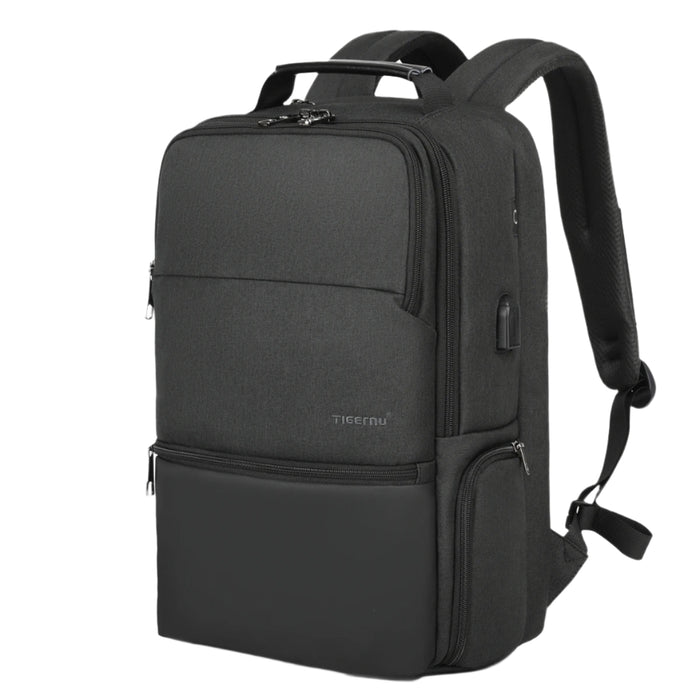 Travel Laptop Backpack, Business & School Bag in Black, Fits 156 Laptop