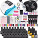 Complete set for creating stunning nails at home or in a salon