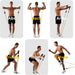 Portable and space-saving set for home, travel, or office workouts
