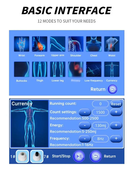 Electromagnetic Shockwave Therapy Device for Joint Discomfort and Tissue Repair