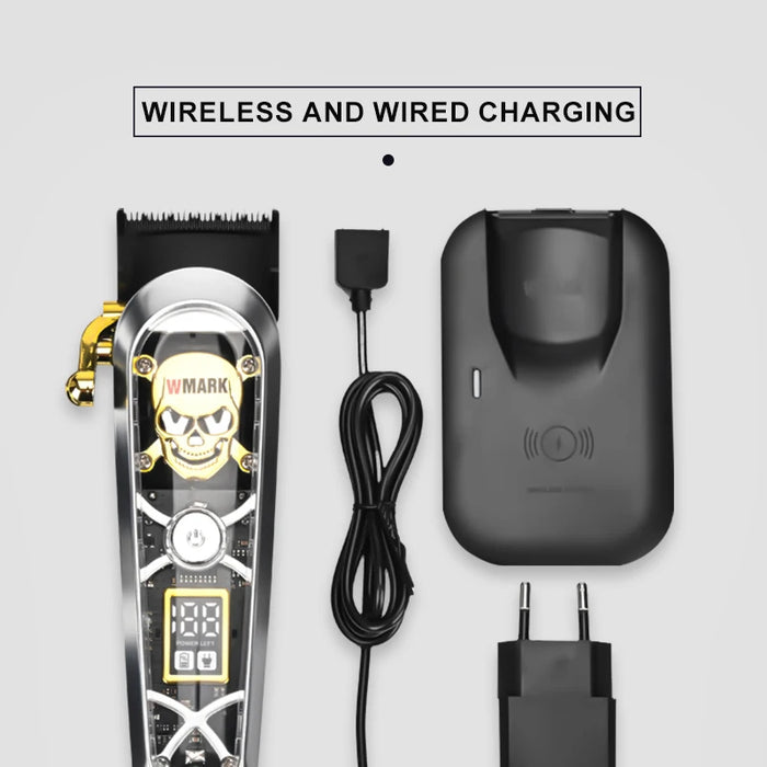 Versatile hair clipper with 6 guide combs and type-C charging cable