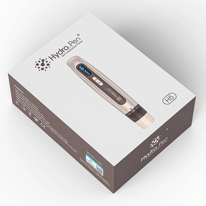 Gold microcurrent microneedling pen with adjustable speed and liquid infusion for effective skincare treatments